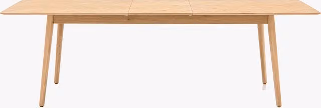 Perch & Parrow Finn Extendable Oak Dining Table in Beige
