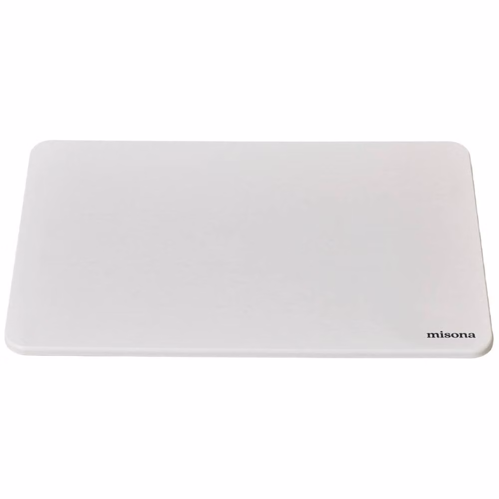 Misona Large Diatomite Stone Bath Mat, White, W: 80 cm, D: 50 cm – 2