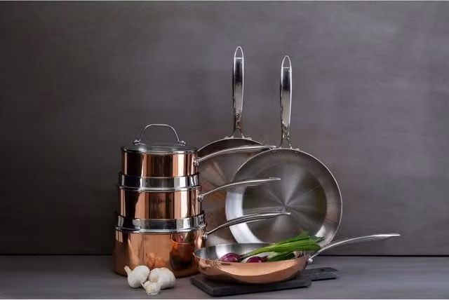 Minerva Gold Saucepan with Glass Lid, 20cm