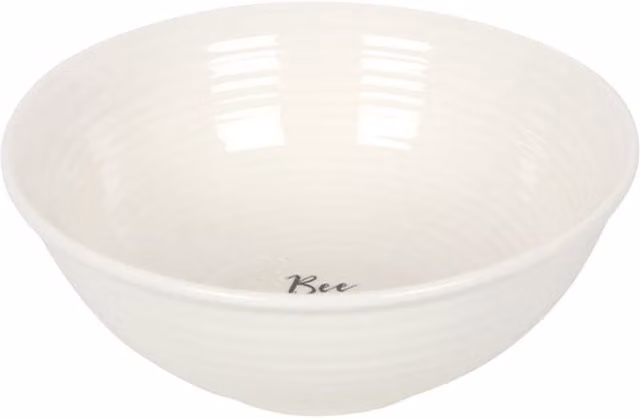 Something Different Bee Happy White Bone China Soup Bowl