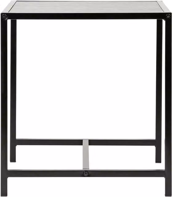 KORVIXA Modern Black Side End Table and Nightstand – 1