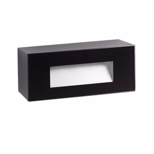 Netlighting Dart Black Recessed LED Step Light, 3.5W, 2700K, IP65 – 1