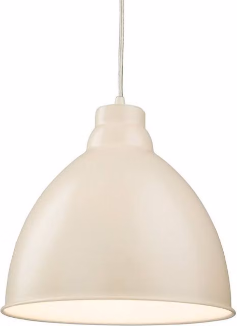 Netlighting Union Dome Ceiling Pendant Light in Beige with E27 Socket