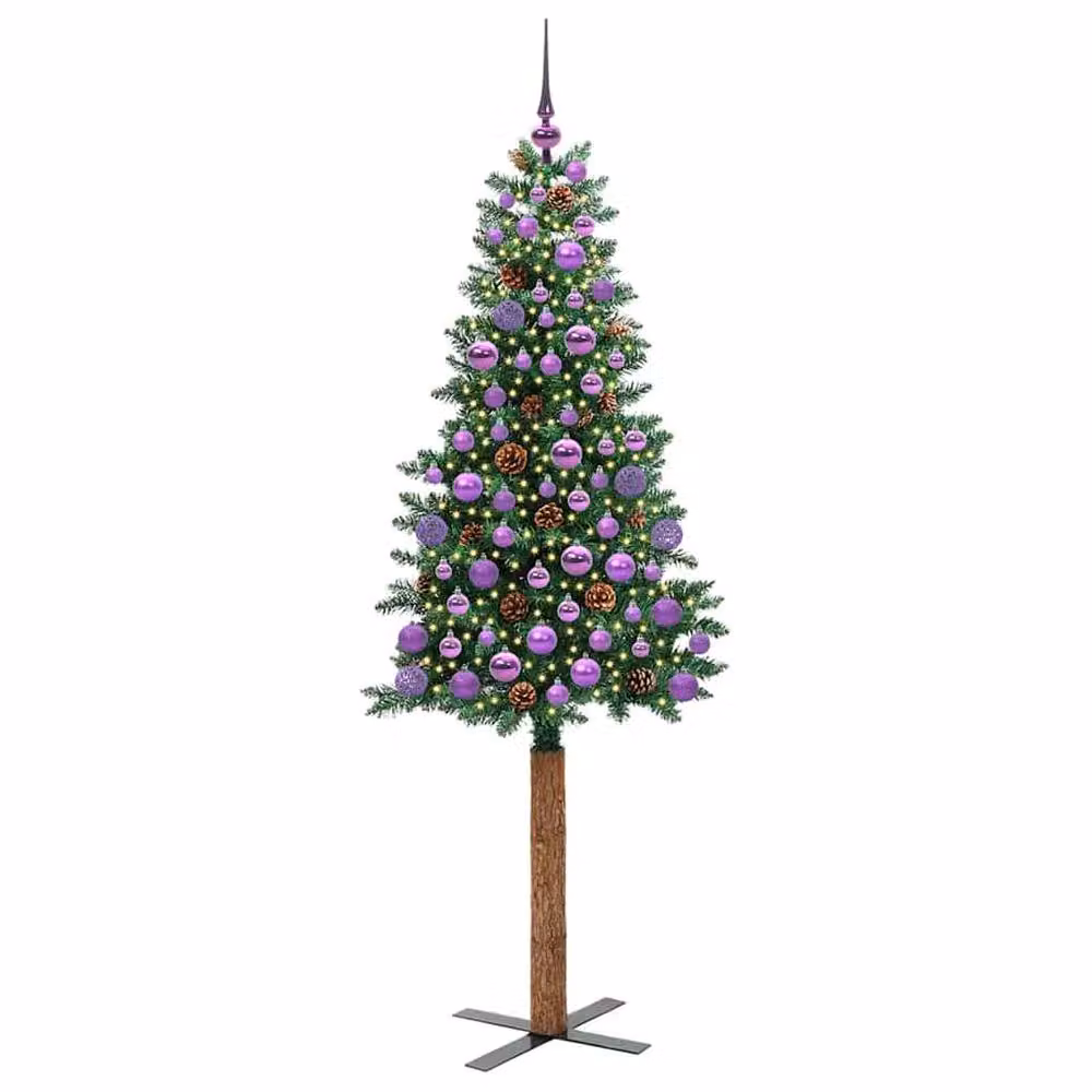 Berkfield Home Slim Green Christmas Tree, Height: 180 cm – 3
