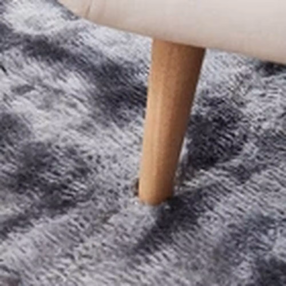 EONLION NEW Soft Non-slip Modern Rectangular Rug in Dark Grey, W: 160 cm, D: 230 cm – 2