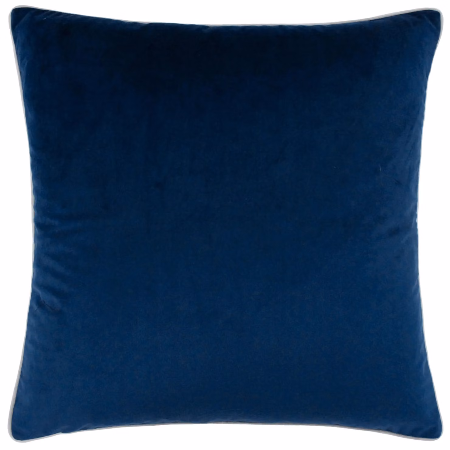 Furn Meridian Velvet Square Cushion in Blue and Silver, W/D/H: 45 x 45 x 45 cm – 2