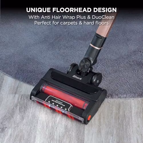 Shark Bagless Cordless Stick Vacuum Cleaner in Anthracite, Gold and Grey with Anti-Tangle Roller and LED Headlight – 4