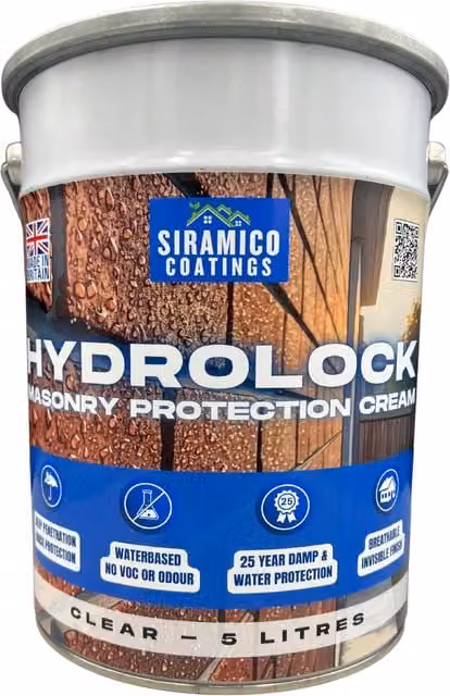 SIRAMICO COATINGS Masonry Protection Cream, Transparent, 5 l