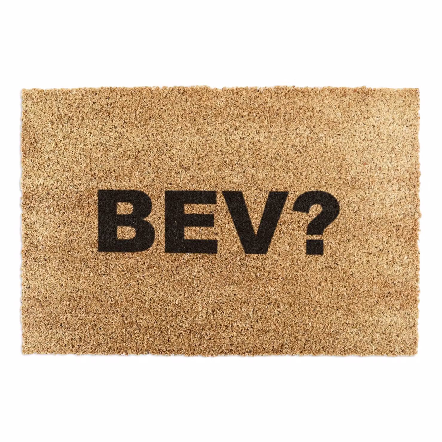 Artsy Mats Bev Alcohol Coir Doormat in Brown, W/D: 90 x 60 cm – 2
