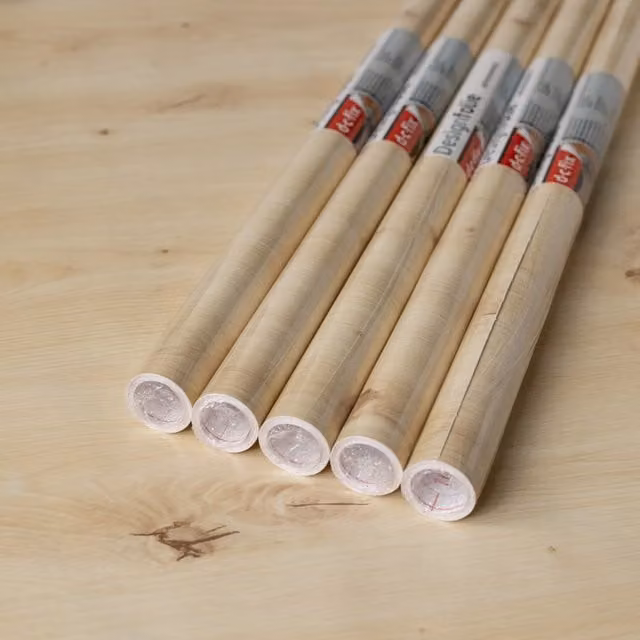 dc fix Scandinavian Oak Self Adhesive Vinyl Wrap for Kitchen Doors and Worktops, Beige, W: 67.5 cm, L: 2 m (Pack of 5)