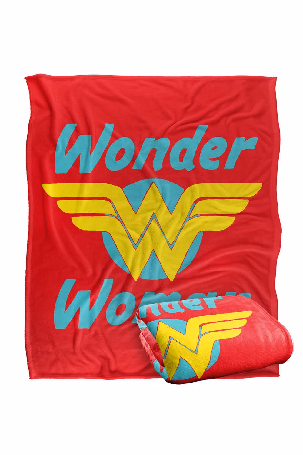 Warner Bros. DC Wonder Woman Wings Silky Touch Super Soft Fleece Throw Blanket, Multicolour, W: 152.4 cm x D: 127.0 cm – 5