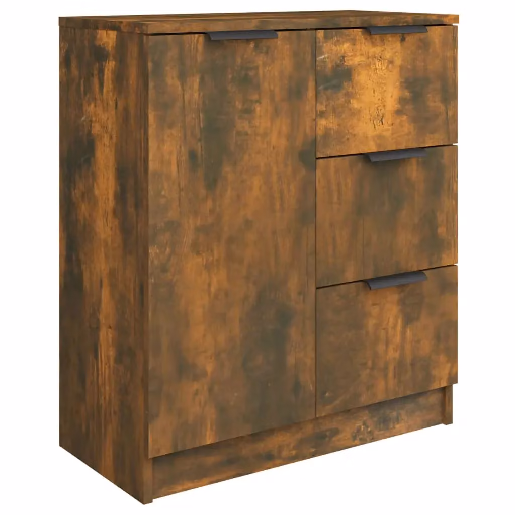 Berkfield Home Smoked Oak Sideboard in Brown – 2