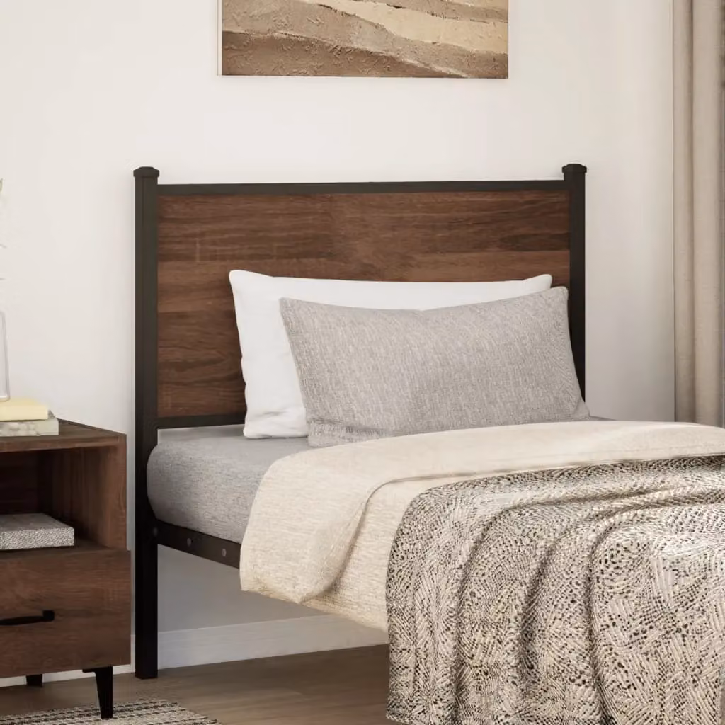 Berkfield Home Classic Headboard in Brown Oak, Width: 80 cm – 2