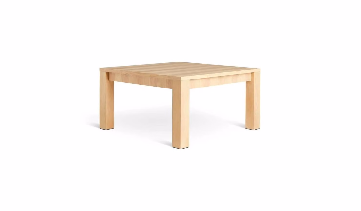 Cyril Coffee Table by Cheap Furniture Warehouse in Natural Brown and Beige Scandinavian Style, W: 66 cm, D: 35 cm, H: 66 cm