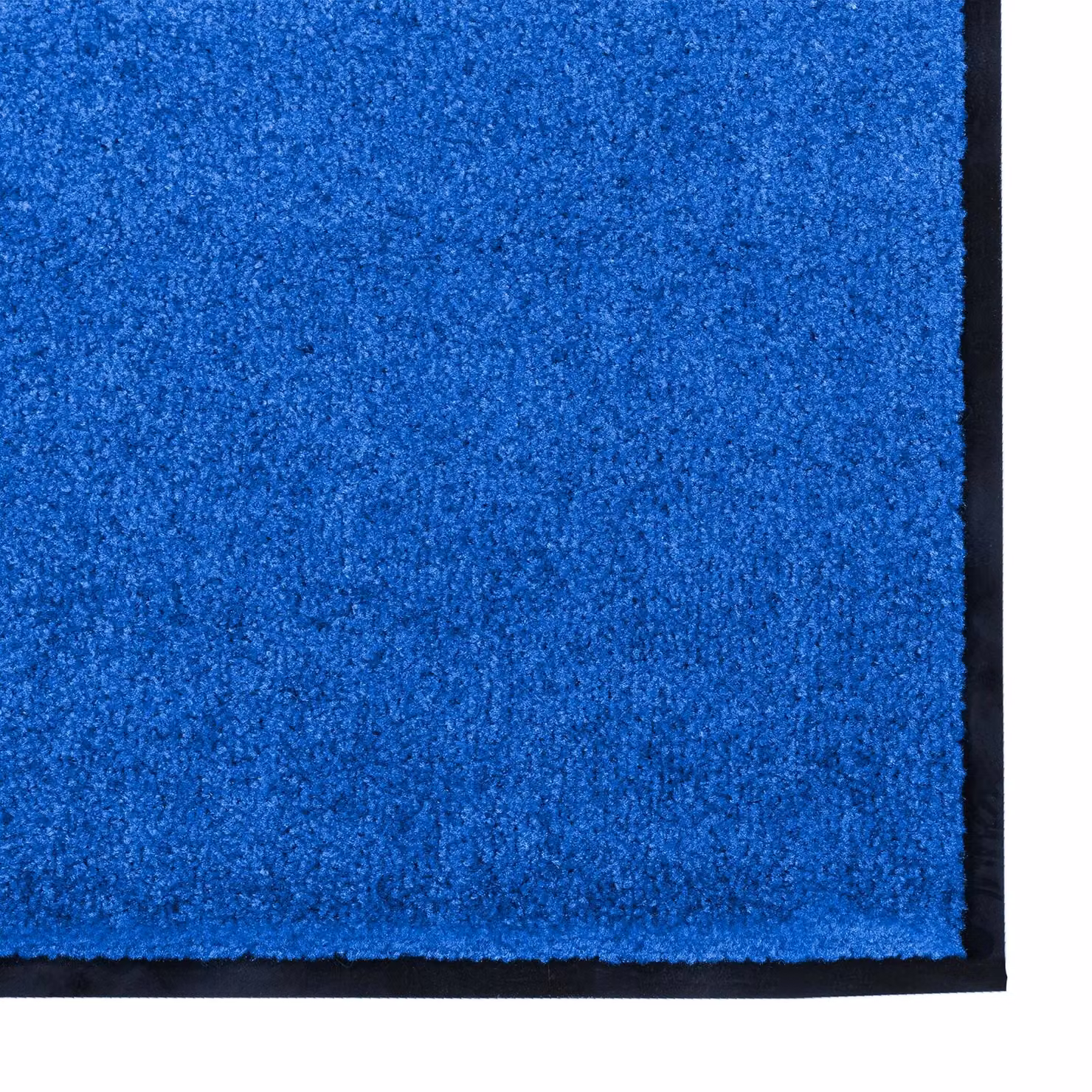 Berkfield Home Washable Blue and Black Non-Slip Rectangular Doormat W: 120 cm, L: 300 cm – 4