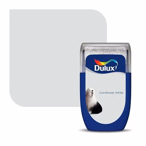 Dulux Matt Tester Paint, White, 30 ml