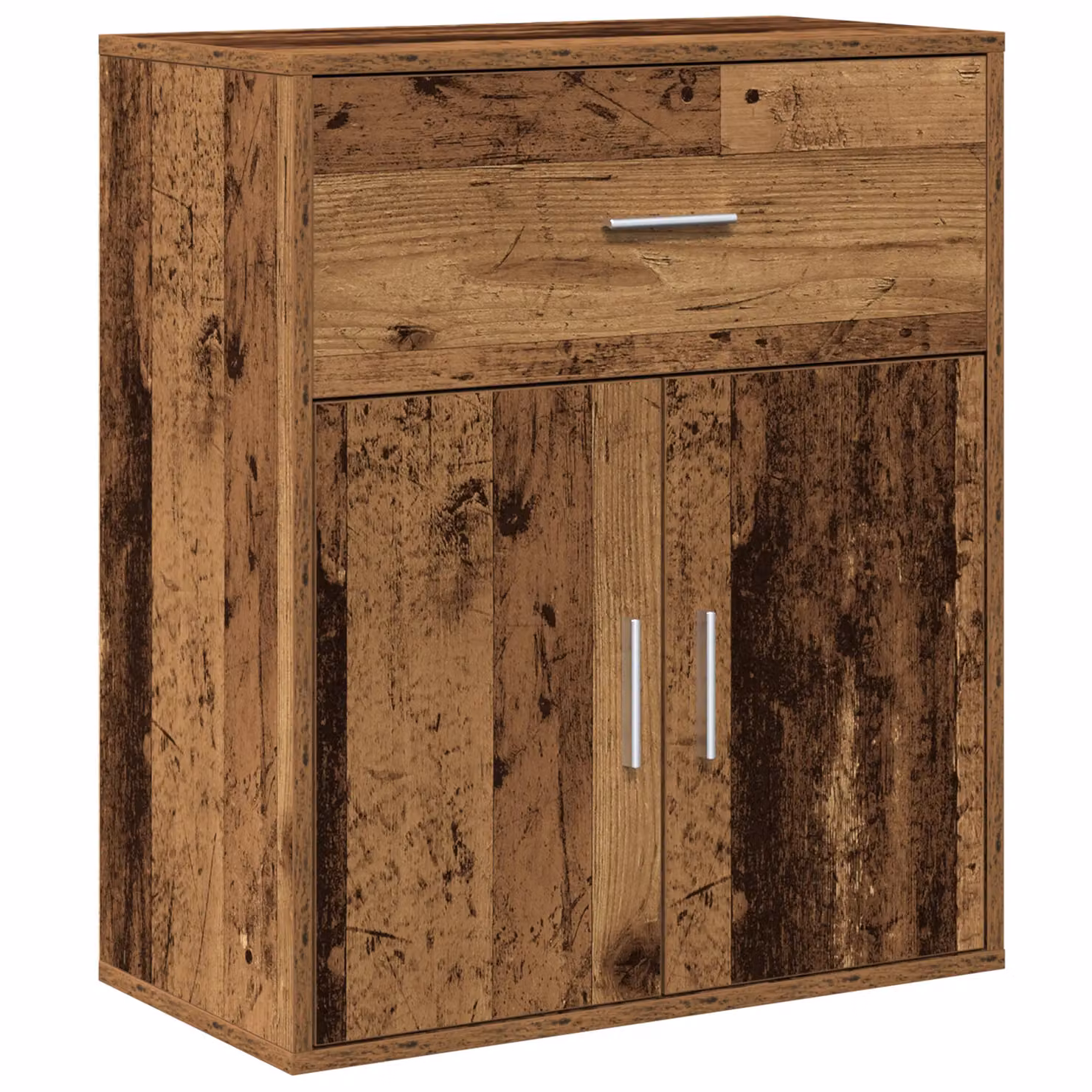 Berkfield Home Sideboard with Drawer and Shelf in Brown Engineered Wood, W/D/H: 60 x 31 x 70 cm – 2