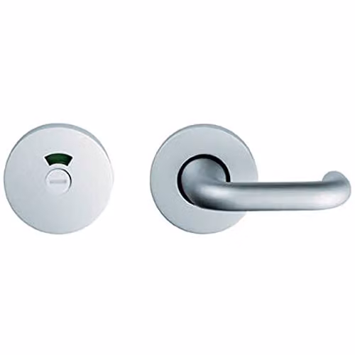 Loops Disabled Lock and Release Handle with Indicator in Satin Anodised Aluminium