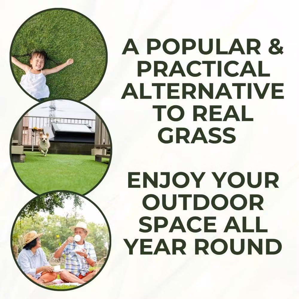 Ark Mat 30mm Artificial Grass Green W/D/H: 9 x 1 x 0.03 m – 4