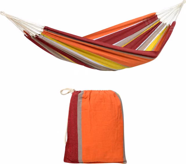 Barbados Mocca Acerola Striped Cotton Fabric Unisex Accessory in Brown, Orange and Multicolour