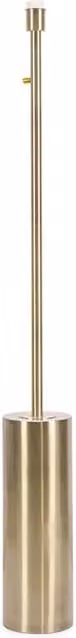 ValueLights Lexy Modern Single Stem Dimmable Freestanding Floor Lamp Base in Gold