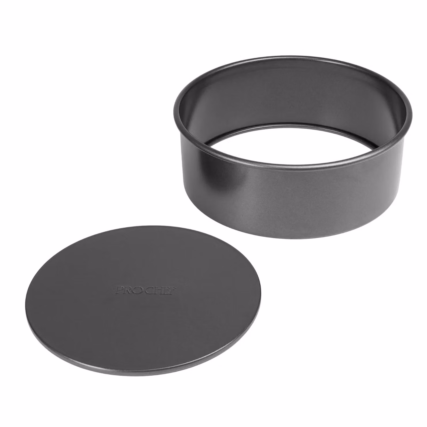 Prochef 8 inch Round Non-Stick Carbon Steel Cake Tin with Loose Base in Black – 3