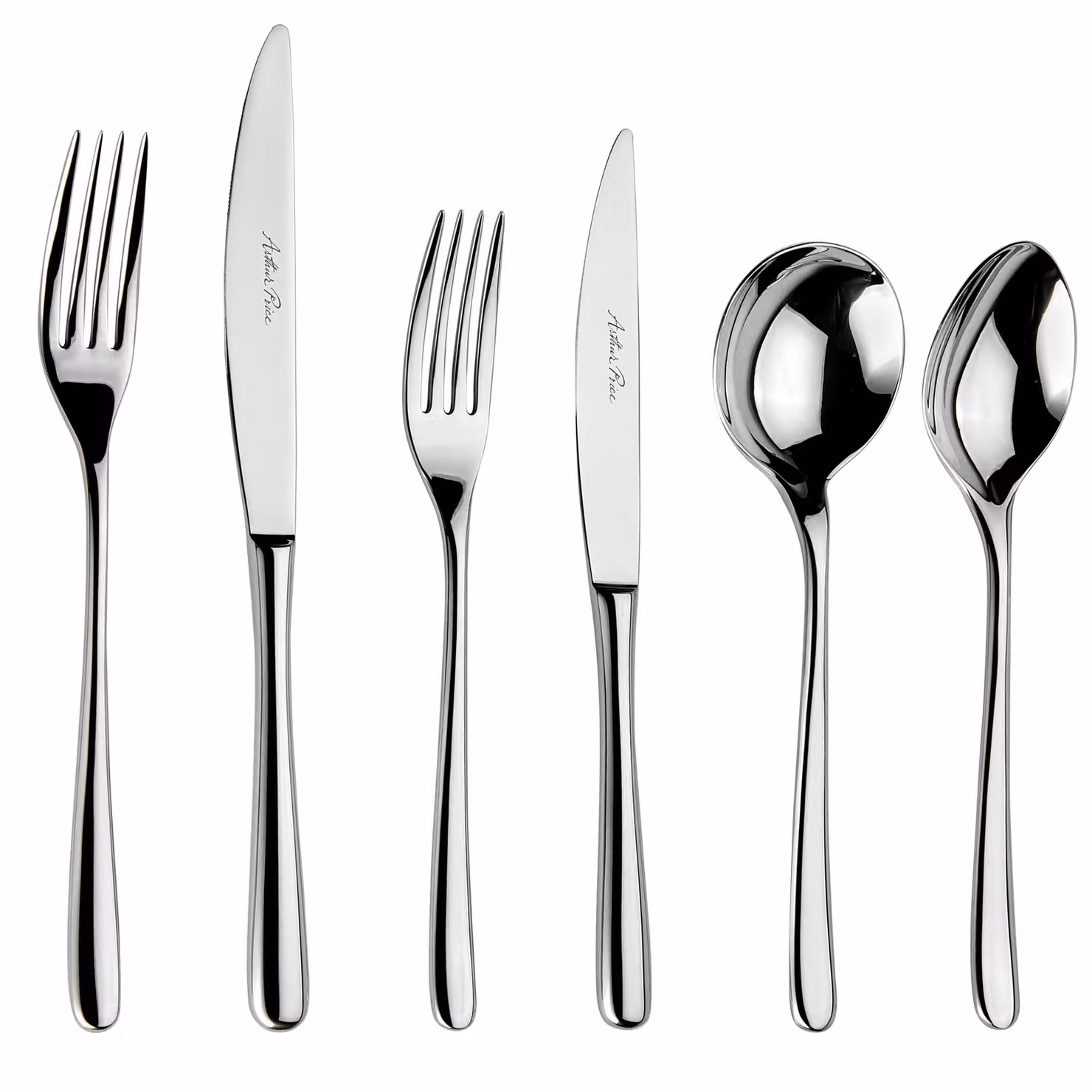 Arthur Price Signature Warwick 84 Piece Stainless Steel Cutlery Set for 12 People in Silver – 2