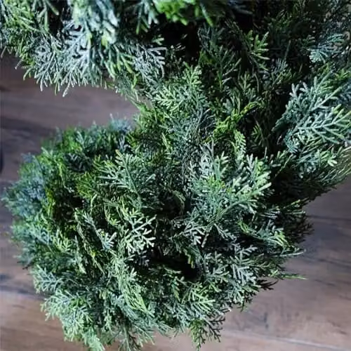 Leaf Design UK Artificial Boxwood Spiral Twist Topiary Tree, Green, H 120 cm x W 35 cm x D 35 cm