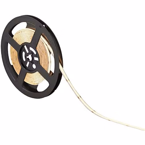 Loops Dimmable COB LED Display Strip Light, 5m Reel, 50W Cool White, Self-Adhesive Under Cabinet Lighting