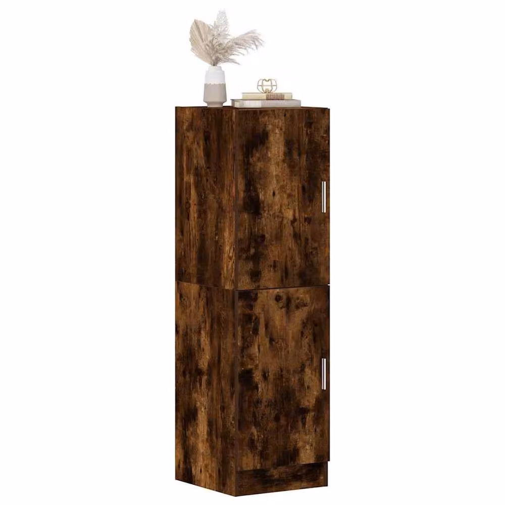 Berkfield Home Modern Kitchen Cabinet in Smoked Oak Brown, W/D/H: 38 x 41.5 x 131.5 cm – 2