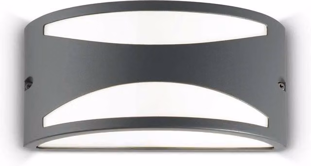 Netlighting Rex Modern Up and Down Outdoor Wall Light in Anthracite Black with E27 Socket and IP44 Rating