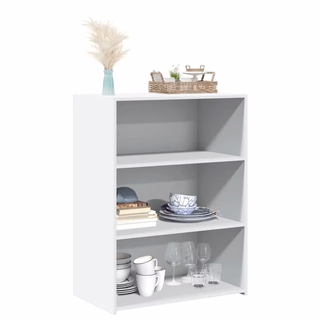 Berkfield Home White Modern Sideboard in Matt MDF, W/D/H: 70 x 41 x 93 cm – 2