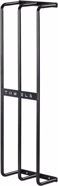 SPETLEK 3 Bar Wall Mounted Metal Towel Rack in Black – 1