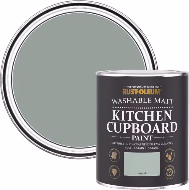 Rust-Oleum Chalky Kitchen Cupboard Paint in Dead Matt Green
