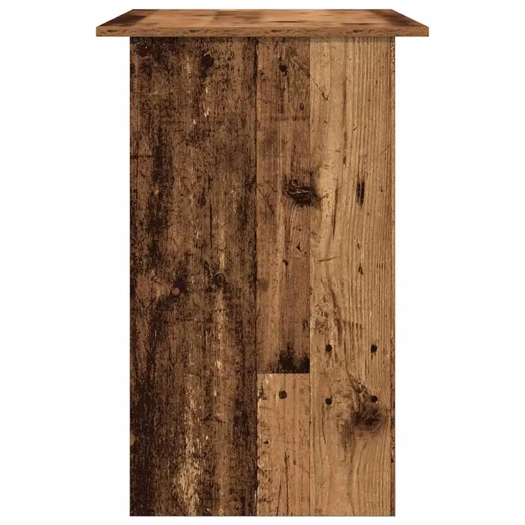Berkfield Modern Writing Desk in Brown Engineered Wood, W/D/H: 90 x 50 x 74 cm – 4