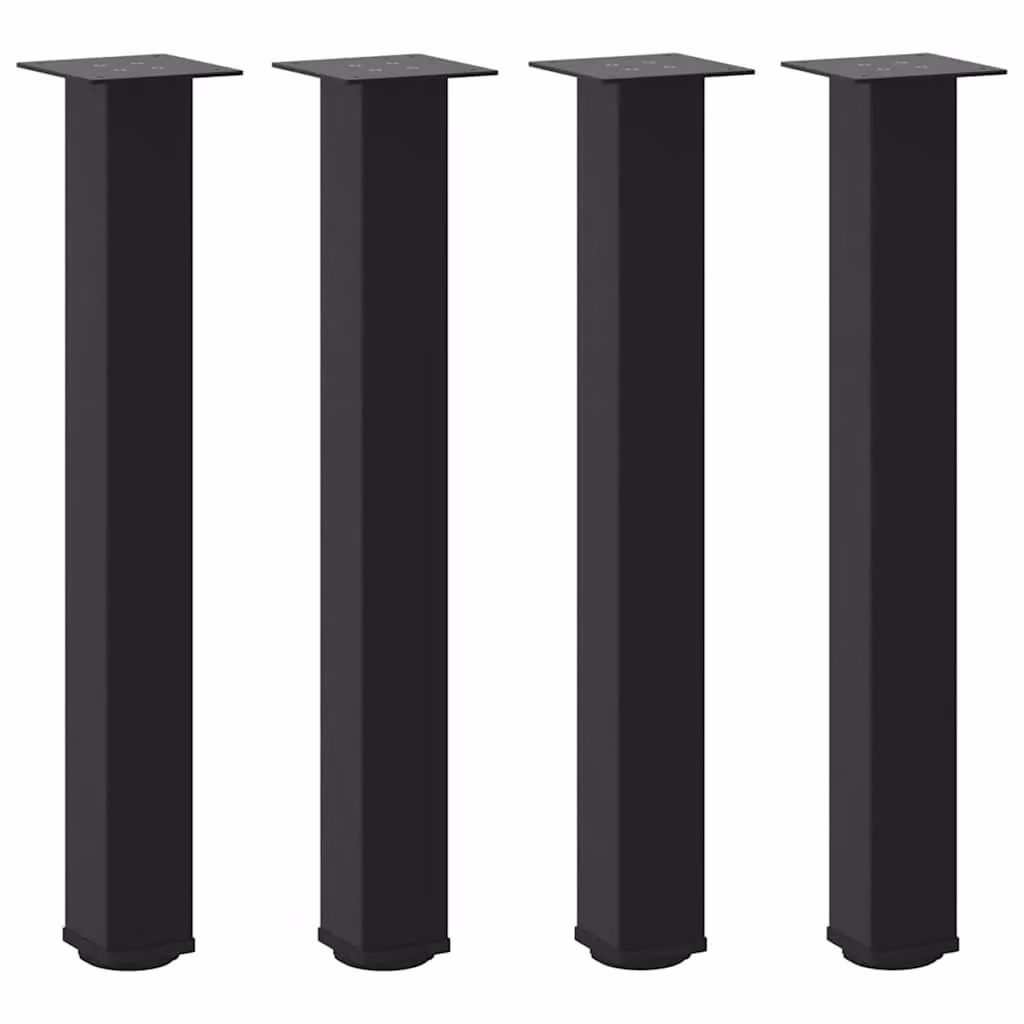 Berkfield Home Set of 4 Matt Black Steel Coffee Table Legs – 2