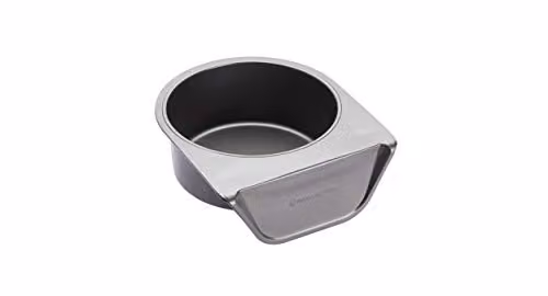 MasterClass Smart Stack Non-Stick Round Carbon Steel Cake Tin, Grey, Diameter: 21.5 cm