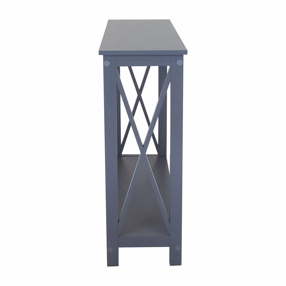 Charles Bentley Tetbury Country Style Wooden Hallway Side Console Table, Grey, W: 100 cm, D: 30 cm, H: 80 cm – 2