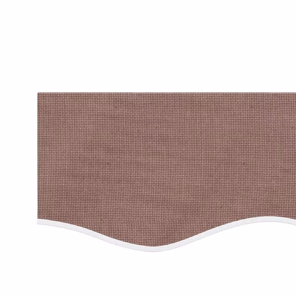 Berkfield Home Replacement Awning Valance Fabric in Brown Stripe, 6 m – 2