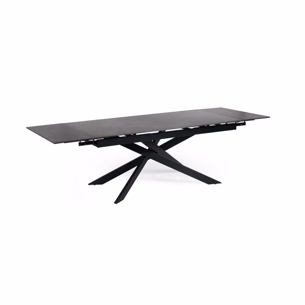 Cheshire Premium Osano 160cm Extending Ceramic Dining Table in Black – 2