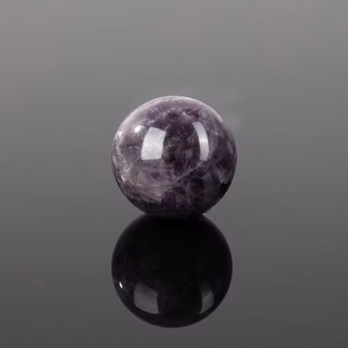 Myga Amethyst Healing Crystal Sphere in Purple – 4