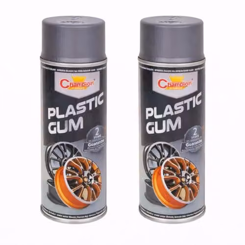 Sola Silver Semi-Matt Peelable Spray Film, 2 x 400 mL Fast Drying Flexible Protective Coating for Alloy Wheels and Metal Parts