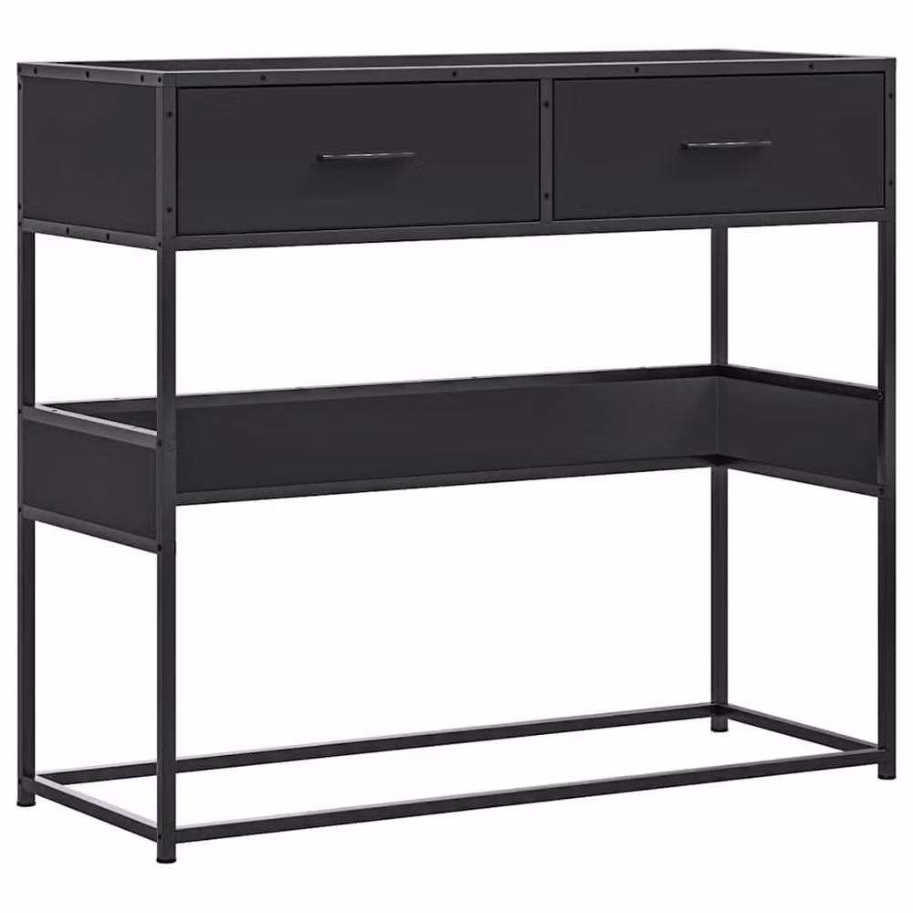 Berkfield Home Classic Console Table in Black, W/D/H: 90 x 35 x 80 cm – 2