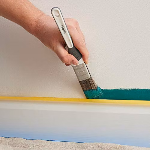 Harris Seriously Good Walls and Ceilings Angled No-Loss Paint Brush for Water-Based Paint, Width: 2.54 cm – 2