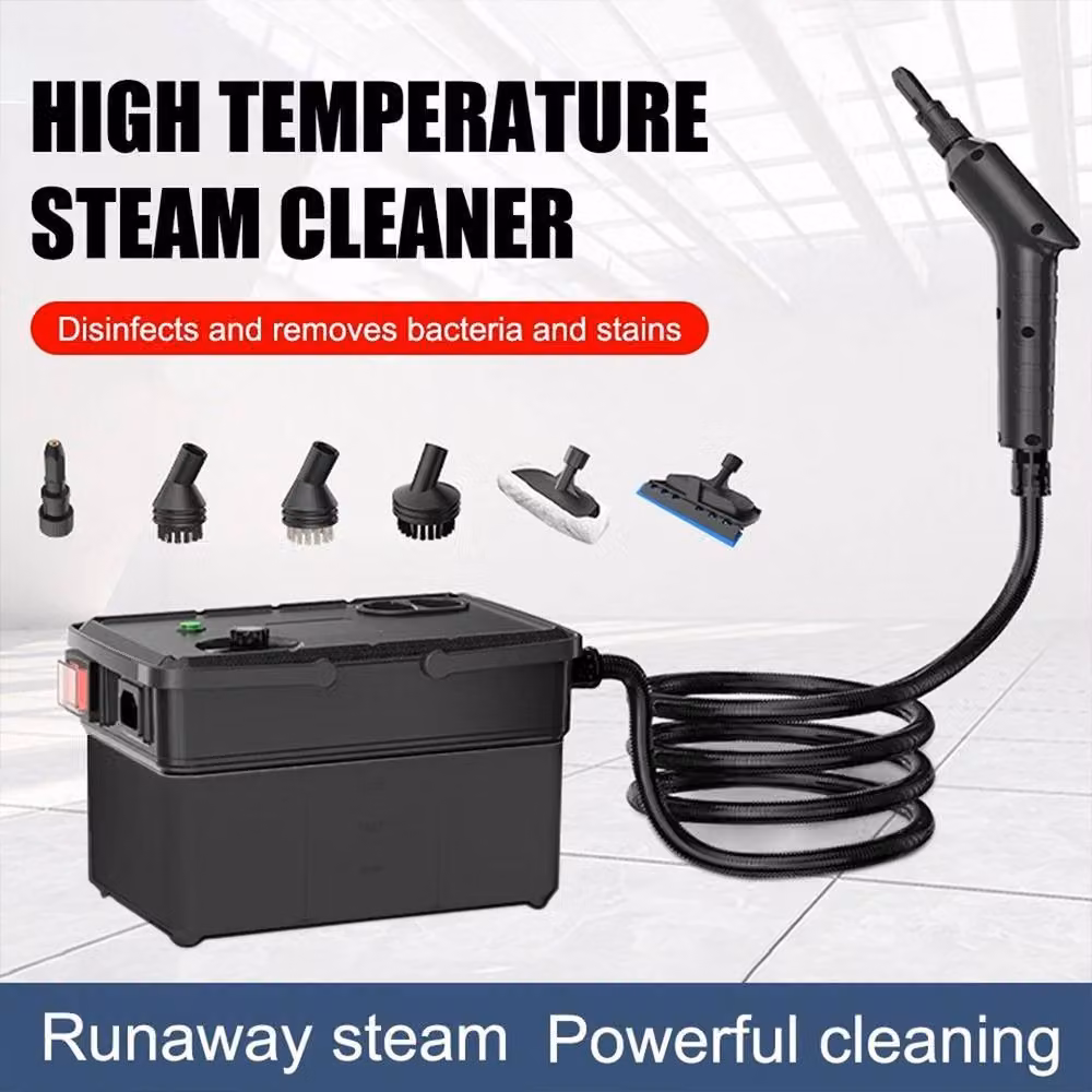 Hinsinc Handheld Portable High Temperature Steam Cleaner in Black – 5