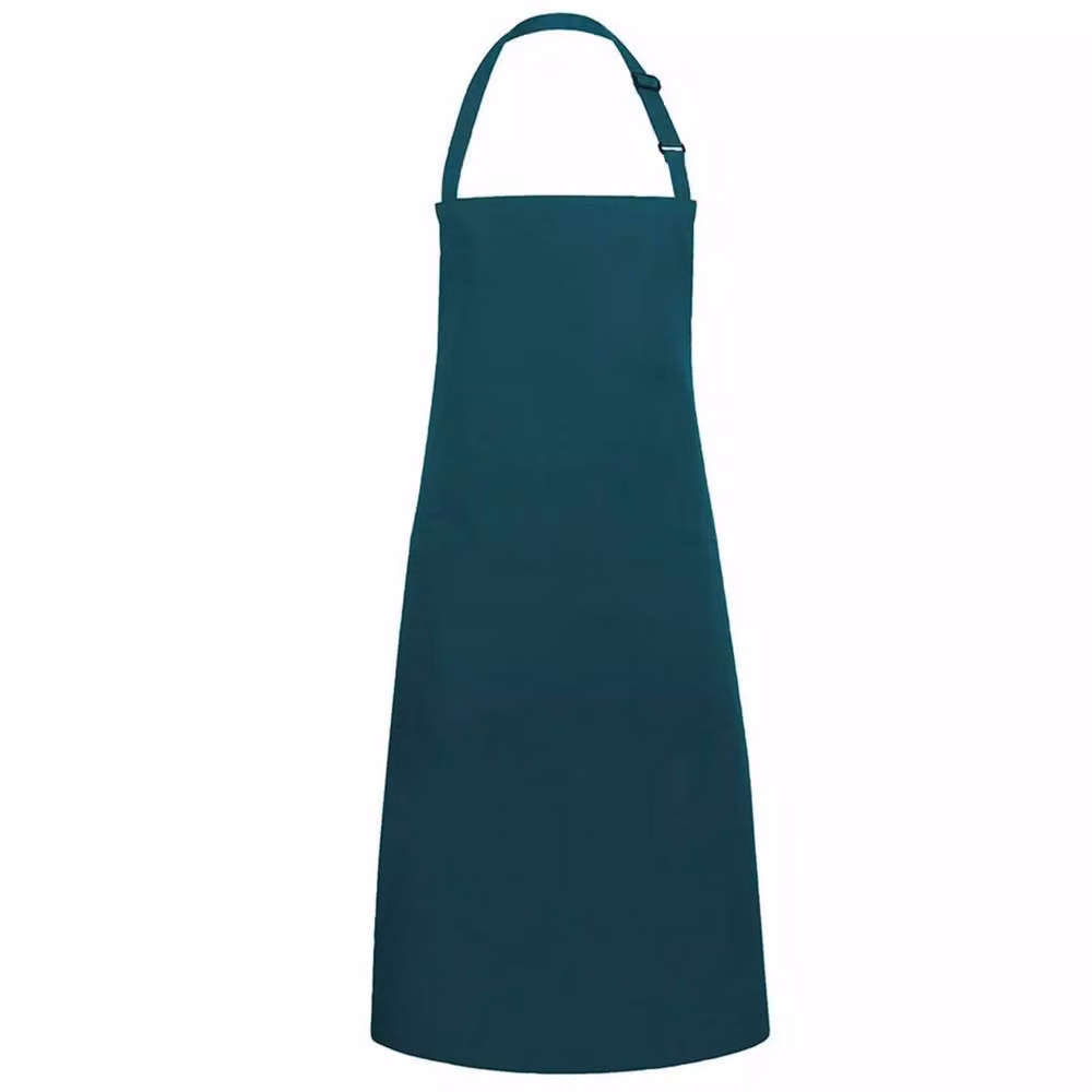 Karlowsky Basic Pocket Buckle Bib Apron in Bottle Green – 2