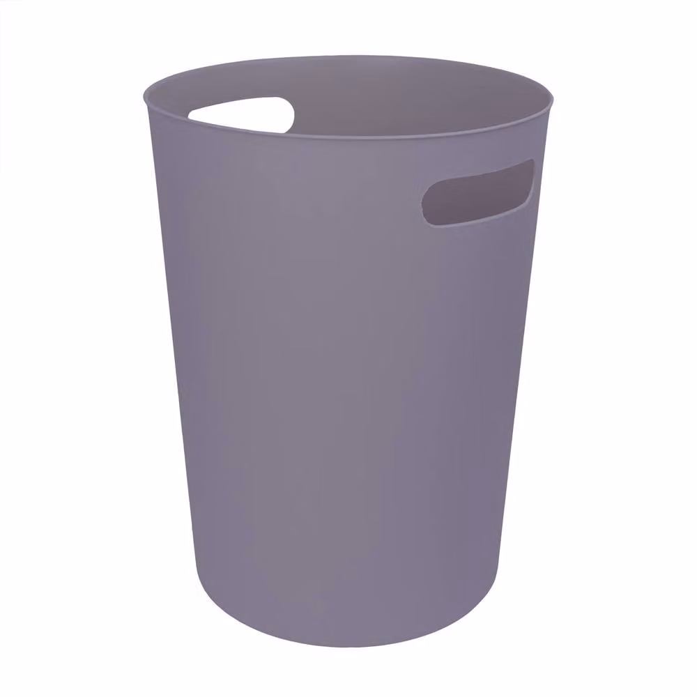 JVL Modu Round Waste Bin Set of 2, 9.7L, Purple – 2