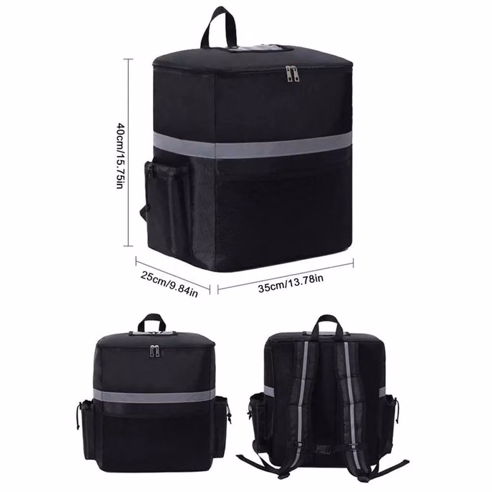 FLAVORA 35L Extra Large Insulated Food Delivery Bag in Black – 2