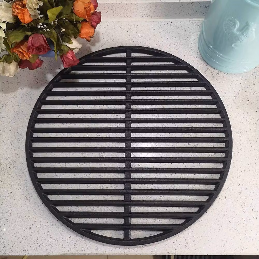 FLAVORA Black Cast Iron Charcoal Barbecue Cooking Grate Replacement, W: 100 cm, D: 15 cm, H: 15 cm – 4