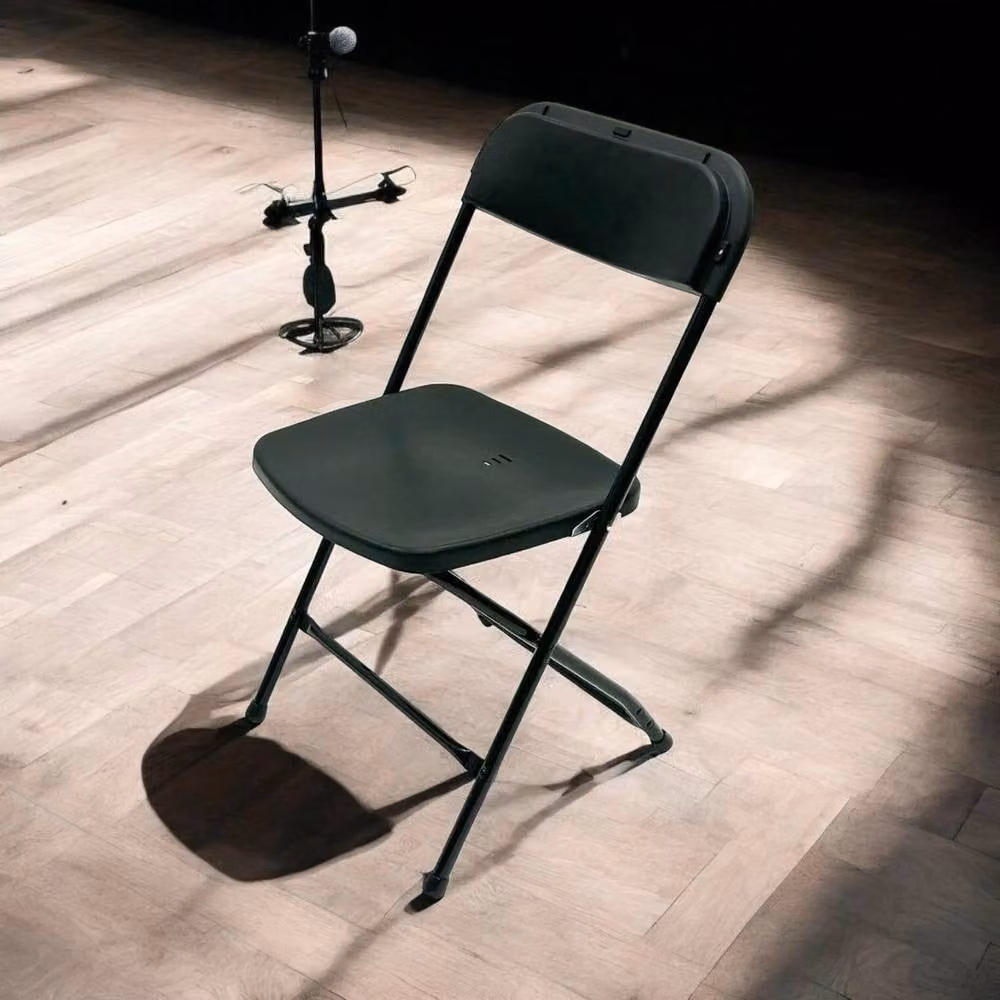 PAWNORA Black Fold Flat Occasional Garden Chairs – 3